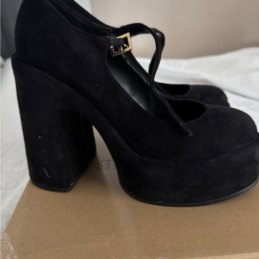 Steve Madden ELYSSA Black Platform Pumps - Picture 5 of 10